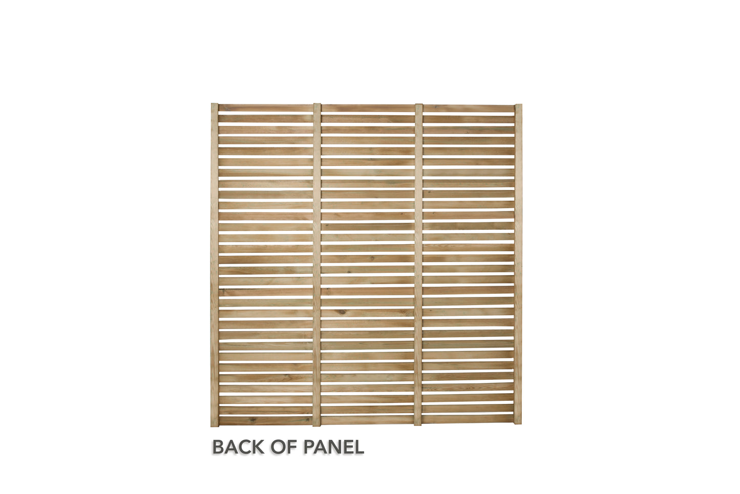 Forest Garden Pressure Treated Contemporary Slatted Fence Panel