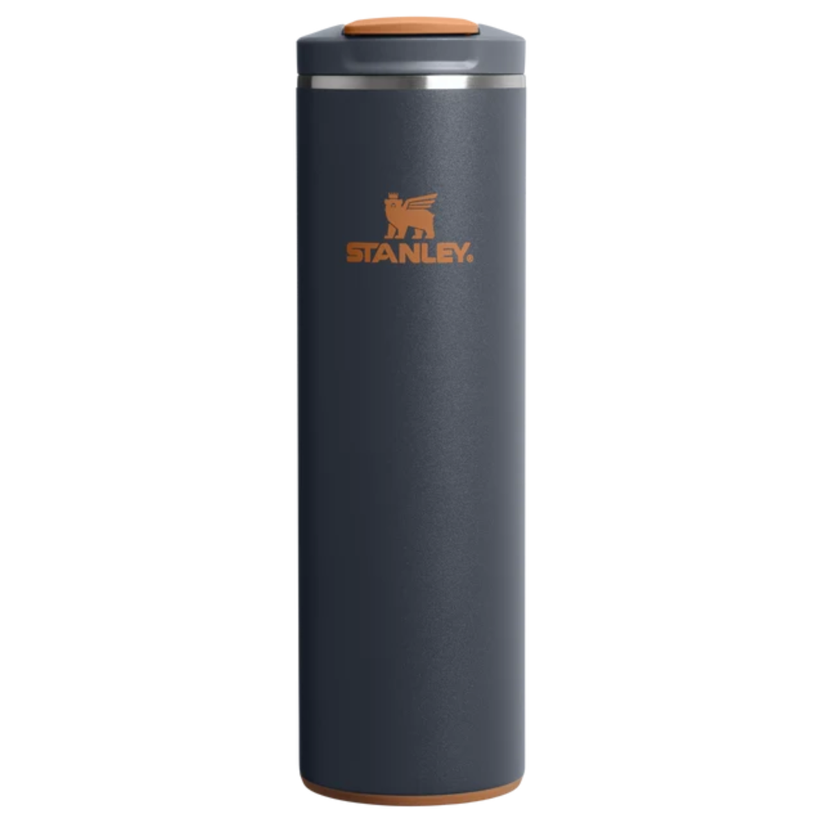 Stanley Transit Fliptop Mug 0.47L in deep Twilight blue with a secure flip-top lid