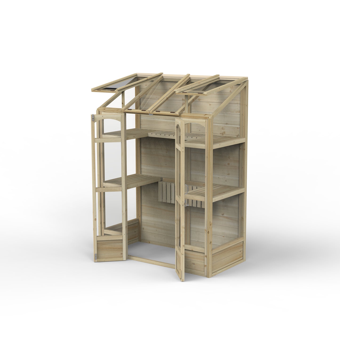 Forest Garden Victorian Tall Wall Greenhouse