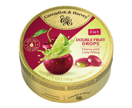 Cavendish & Harvey Double Fruit Drops – Cherry & Lime