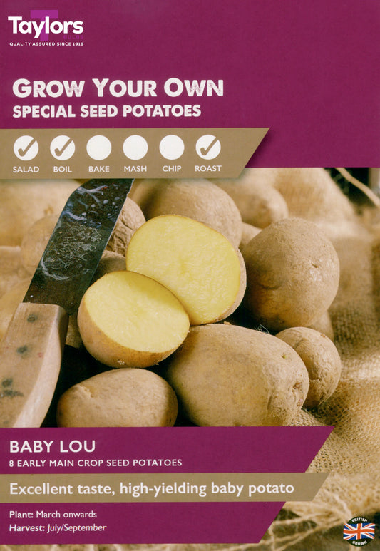 Taylors Bulbs Baby Lou 8 Second Early Seed Potatoes