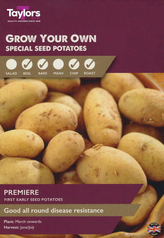 Taylors Bulbs Premiere 8 Second Early Seed Potatoes