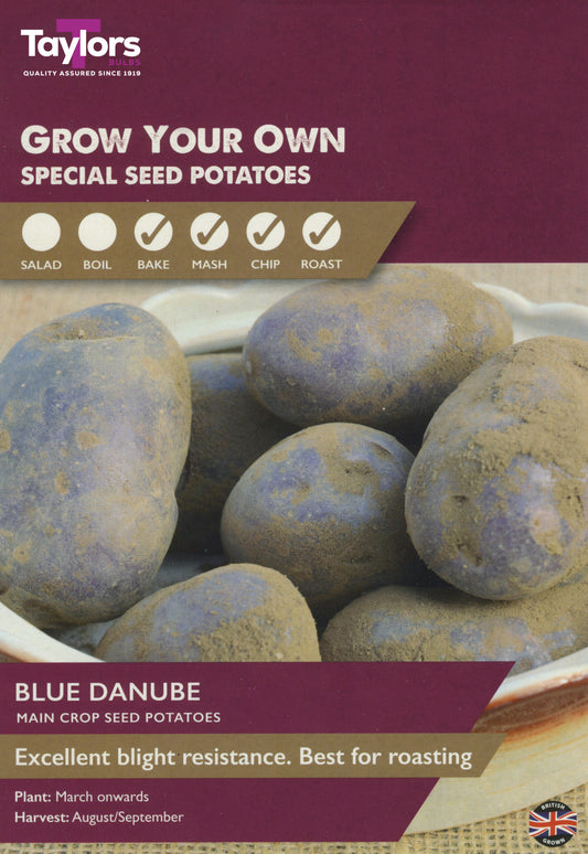 Taylors Bulbs Blue Danube Main Crop Seed Potatoes