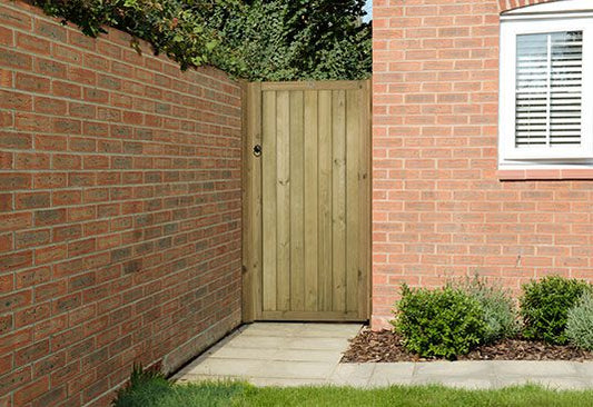 Forest Garden Vertical Tongue & Groove Gate 6ft (1.83m High)