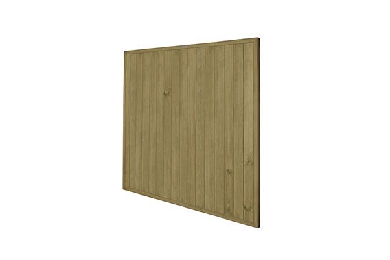Forest Garden Pressure Treated Vertical Tongue And Groove Fence Panel