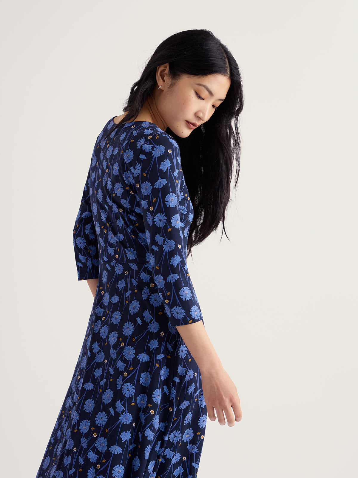Seasalt Veronica 3/4 Sleeve Midi Dress