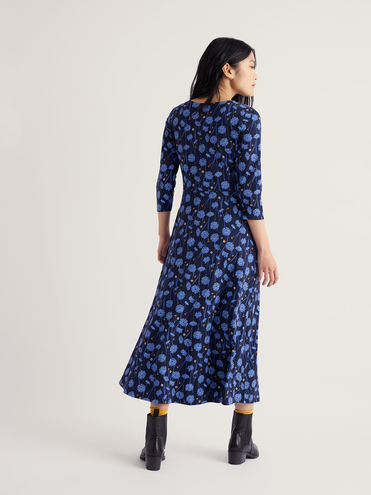 Seasalt Veronica 3/4 Sleeve Midi Dress