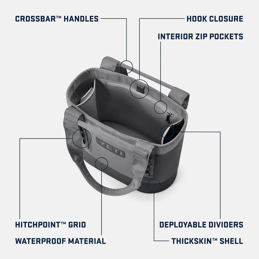 YETI Camino 20 Carryall Tote Bag - King Crab Orange