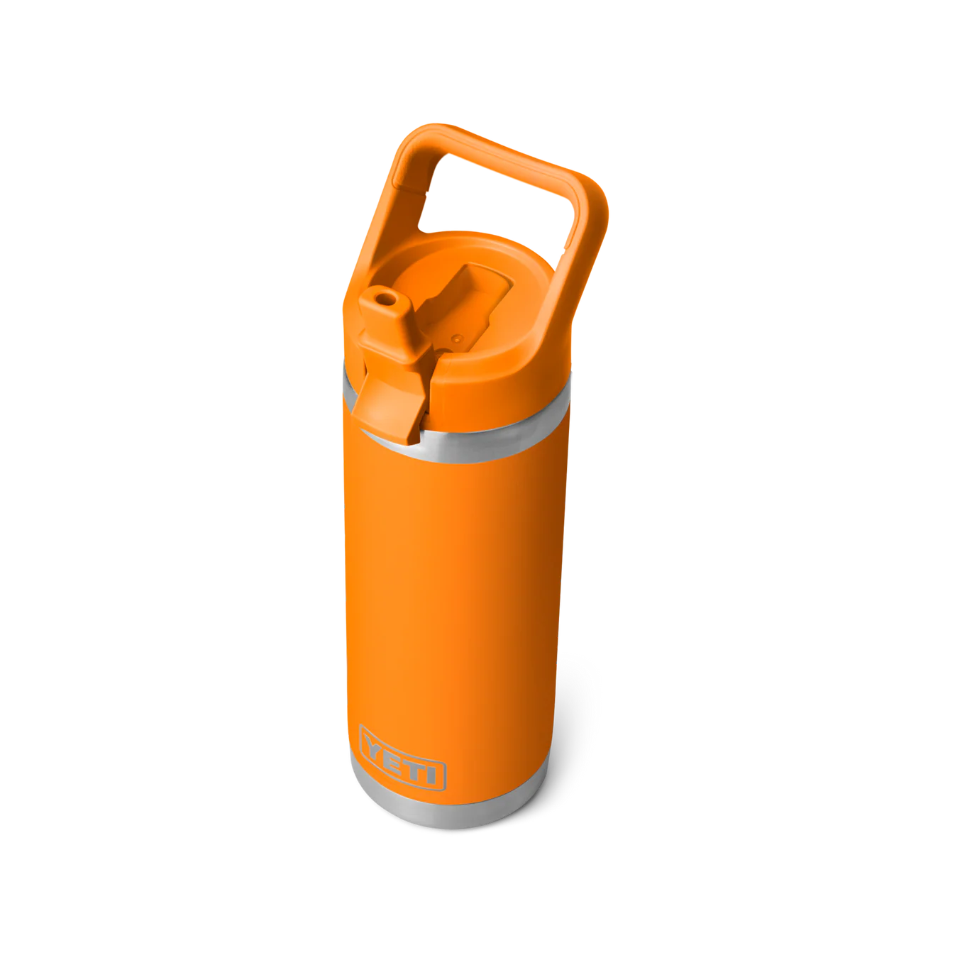 YETI Rambler 18 oz (532ml) Bottle with Colour-Matched Straw Cap - King Crab Orange