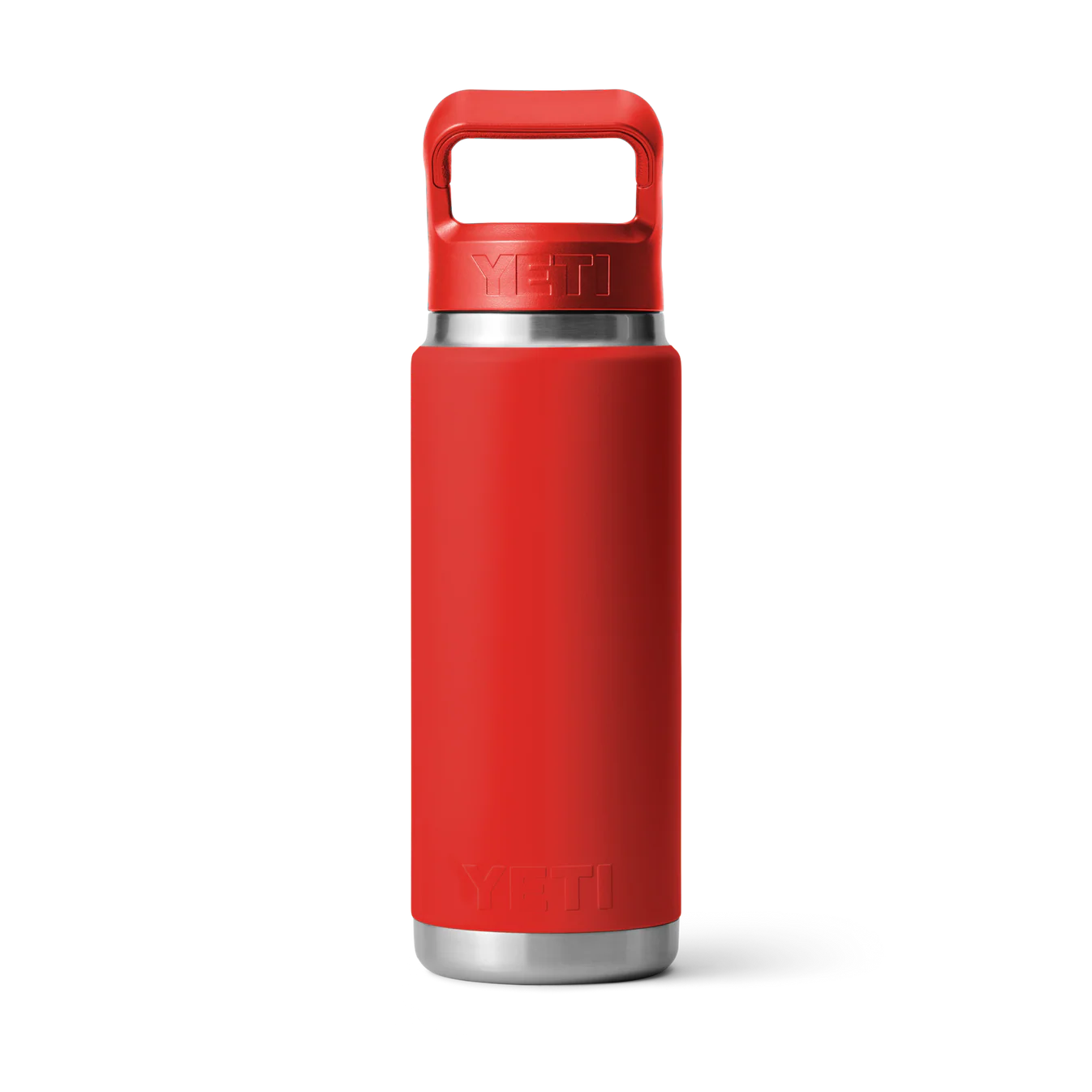 YETI Rambler 26 oz (769 ml) Bottle with Colour-Matched Straw Cap - Rescue Red