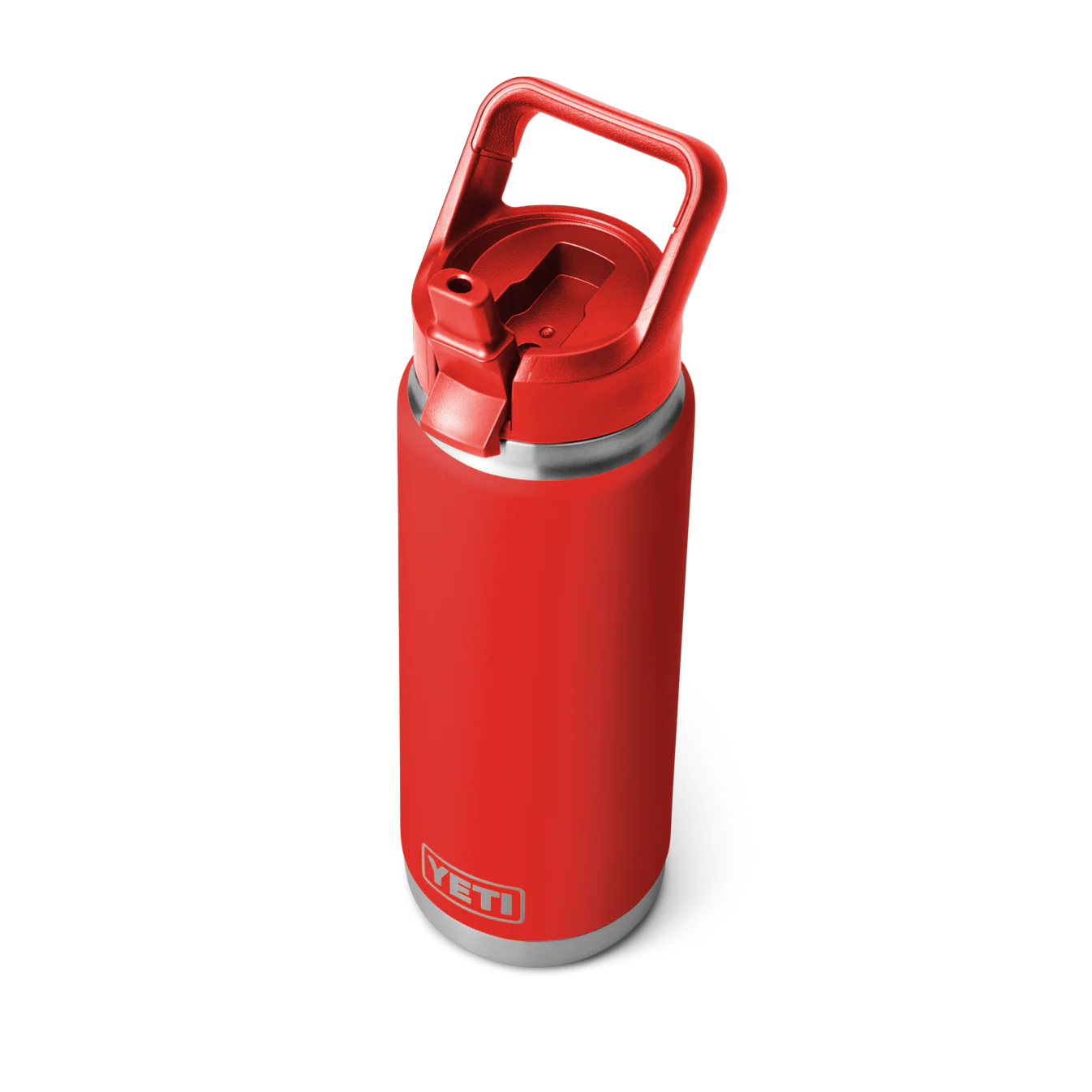 YETI Rambler 26 oz (769 ml) Bottle with Colour-Matched Straw Cap - Rescue Red
