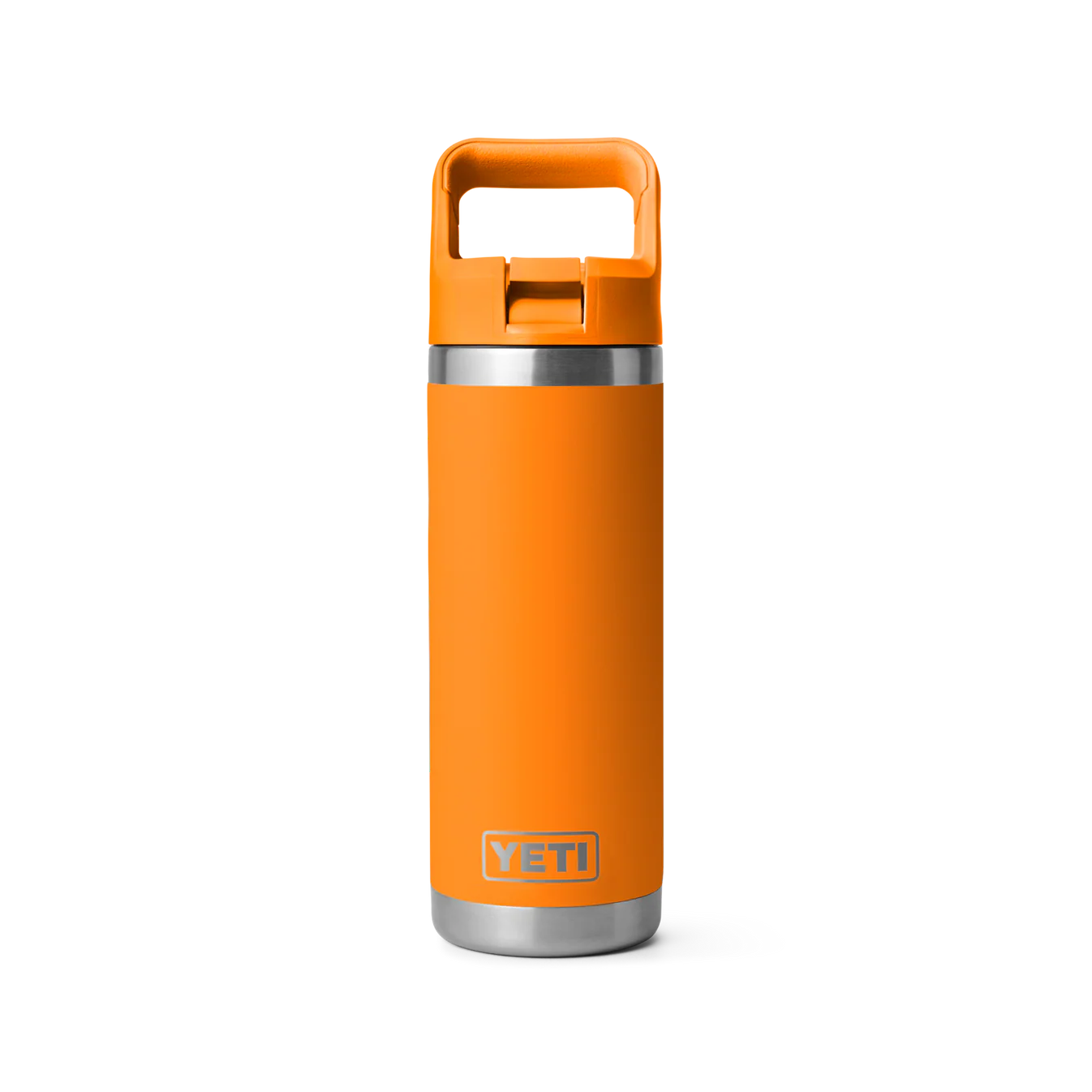 YETI Rambler 18 oz (532ml) Bottle with Colour-Matched Straw Cap - King Crab Orange
