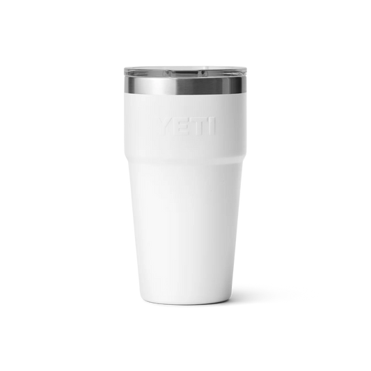 YETI Rambler 20 oz (591 ml) Stackable Cup with MagSlider Lid - White