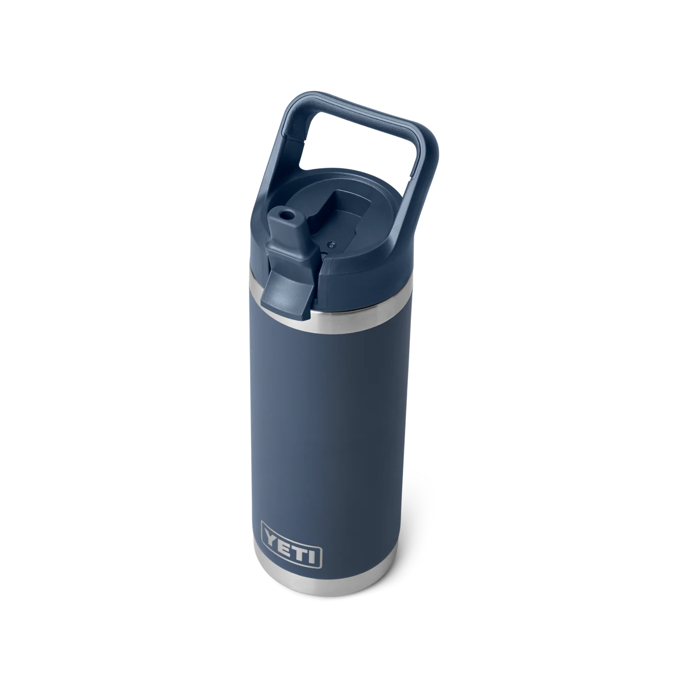 YETI Rambler 18 oz (532ml) Bottle with Colour-Matched Straw Cap - Navy