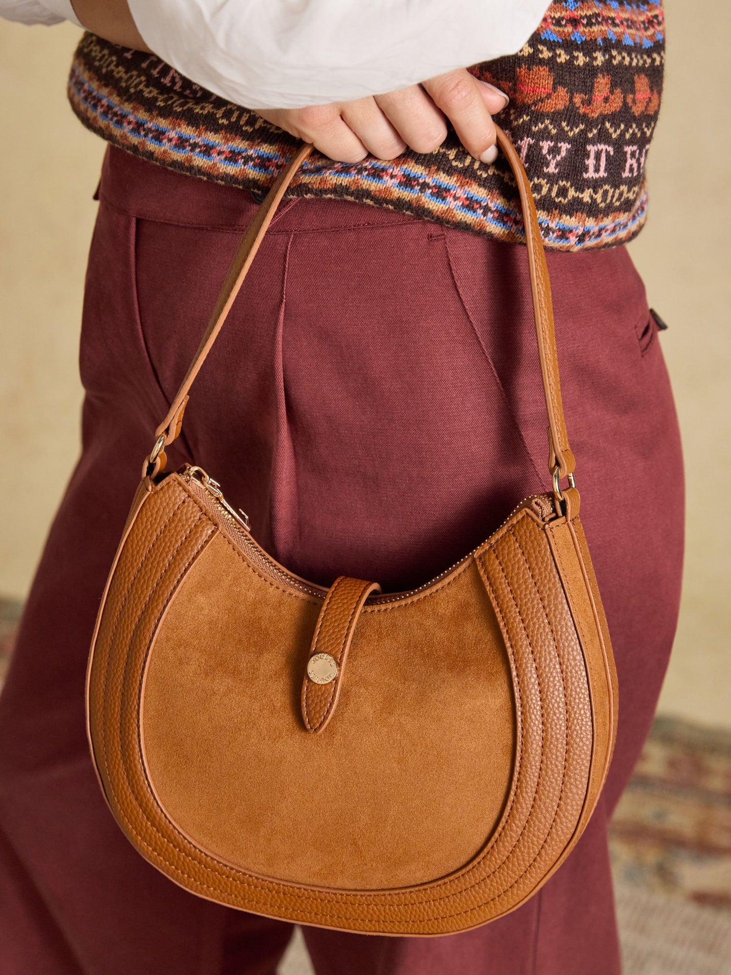 Joules Crossbody Saddle Bag