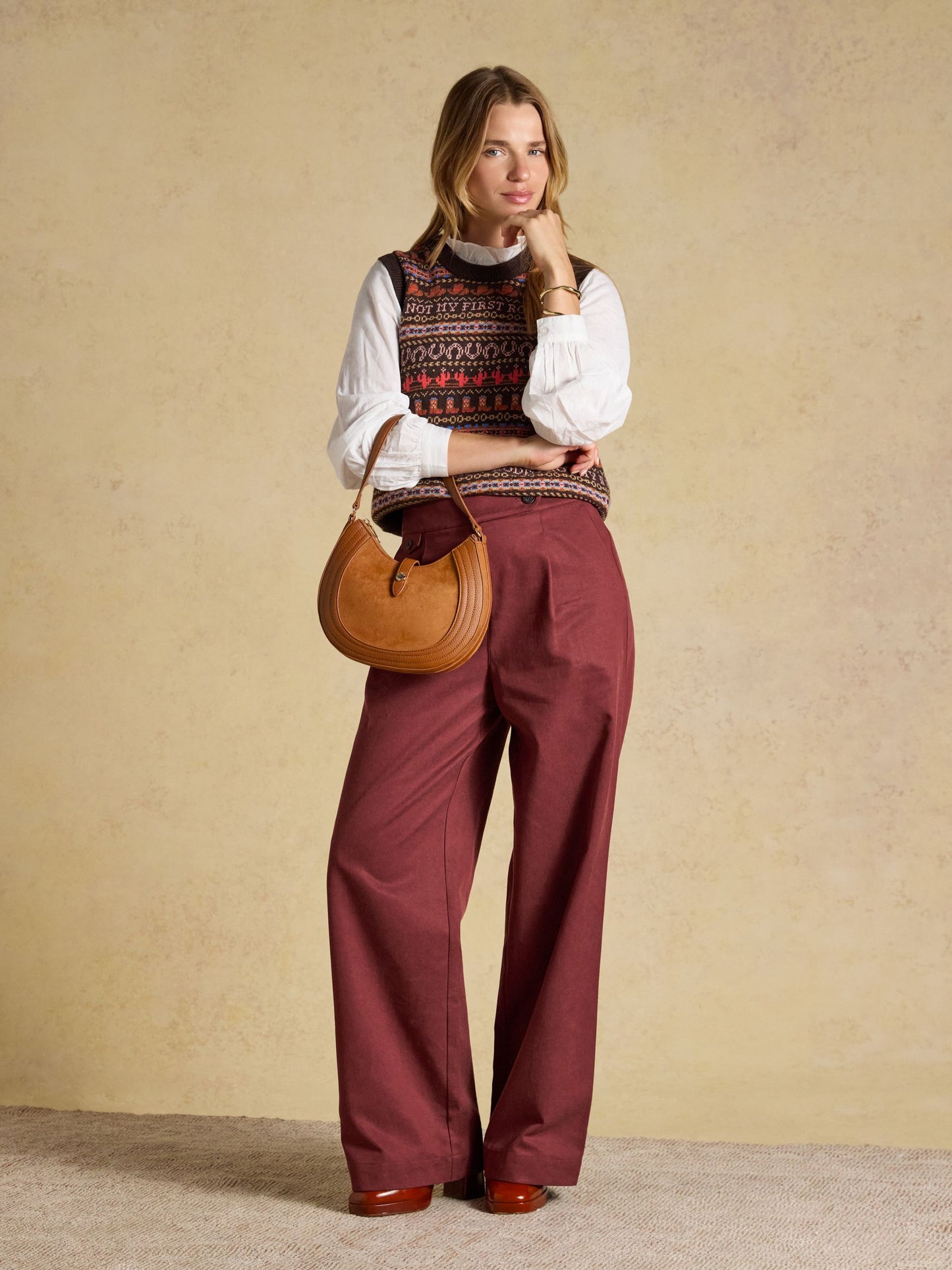 Joules Crossbody Saddle Bag