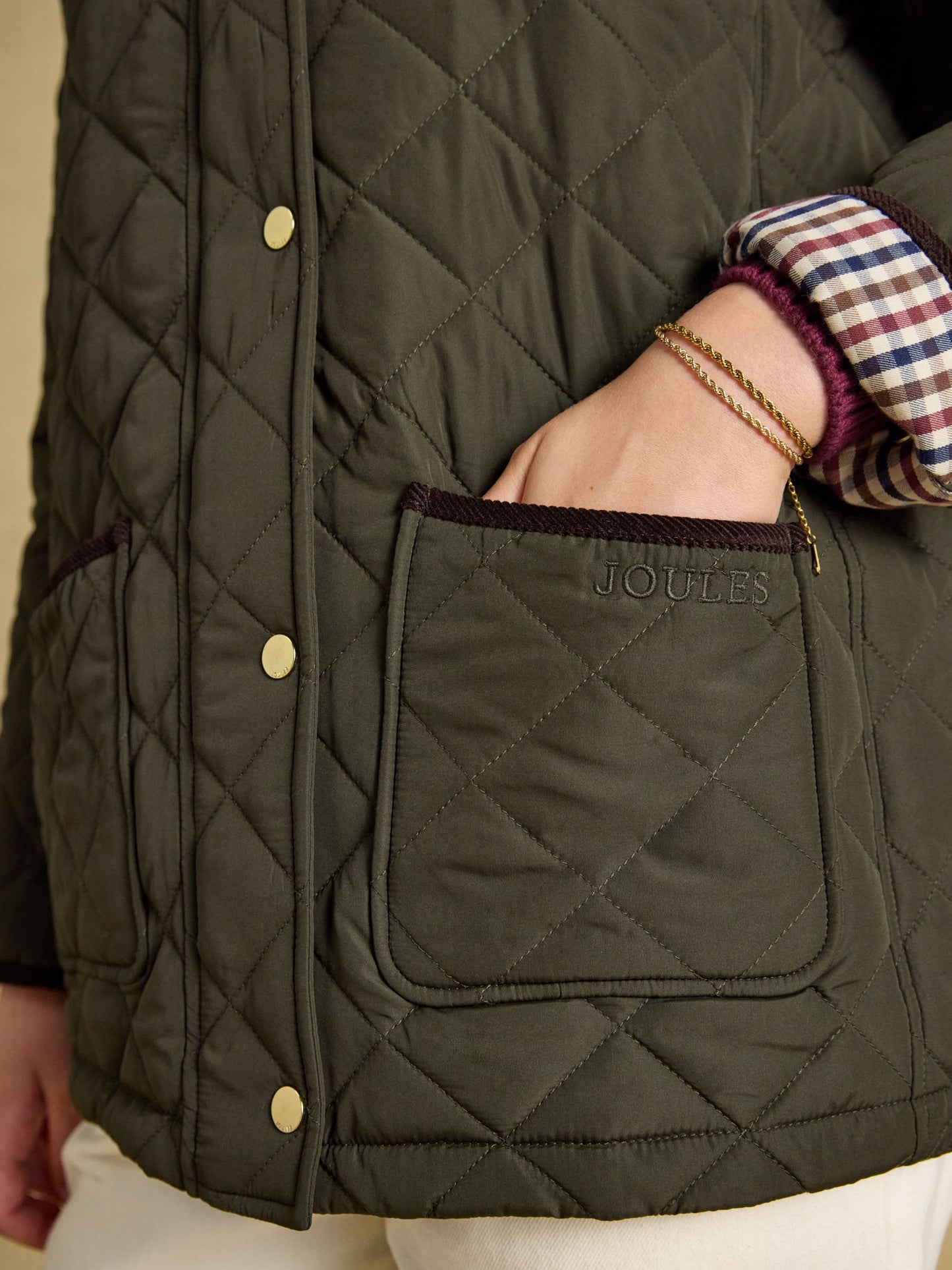 Joules Highgrove Women's Diamond Quilted Jacket