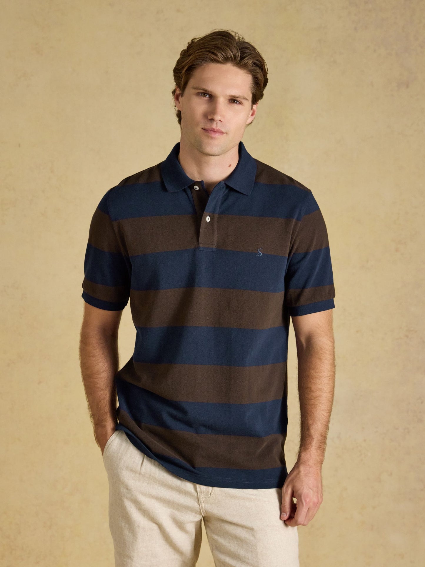 Joules Woody Stripe Polo Shirt