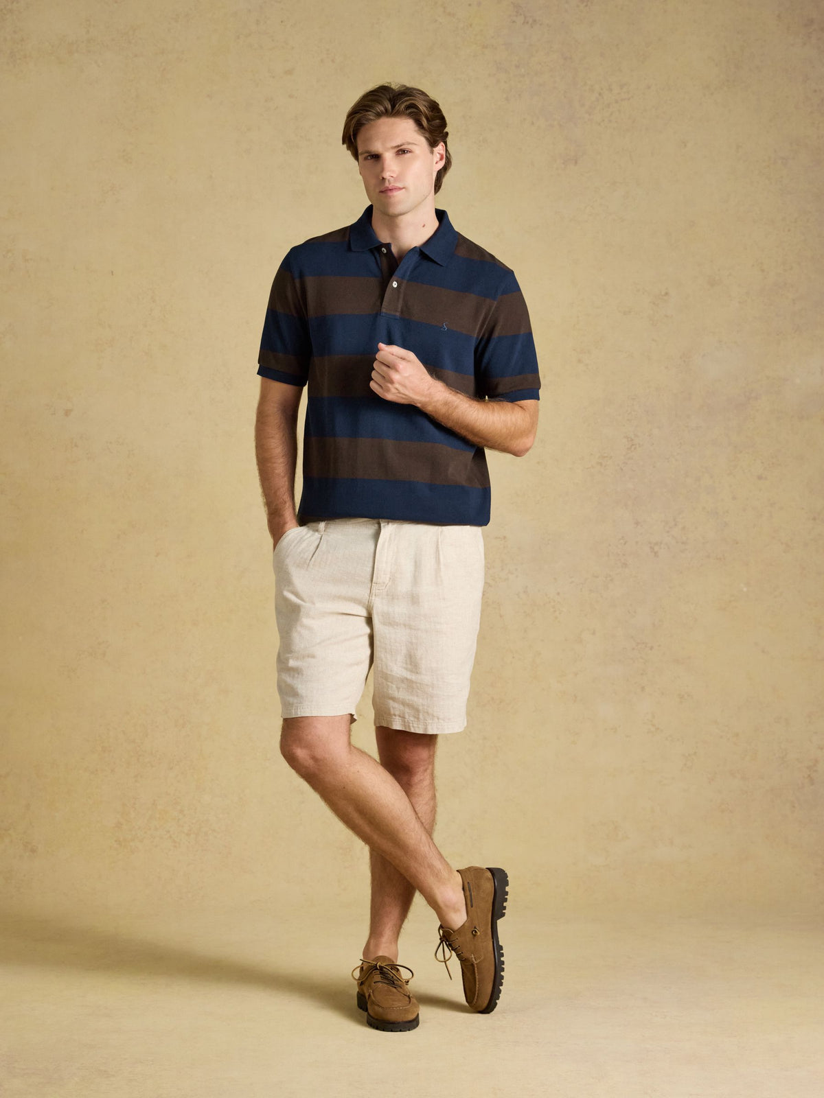 Joules Woody Stripe Polo Shirt