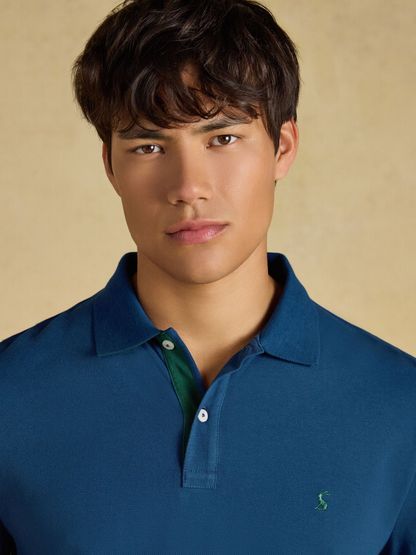 Joules Long Sleeve Cotton Pique Polo Shirt