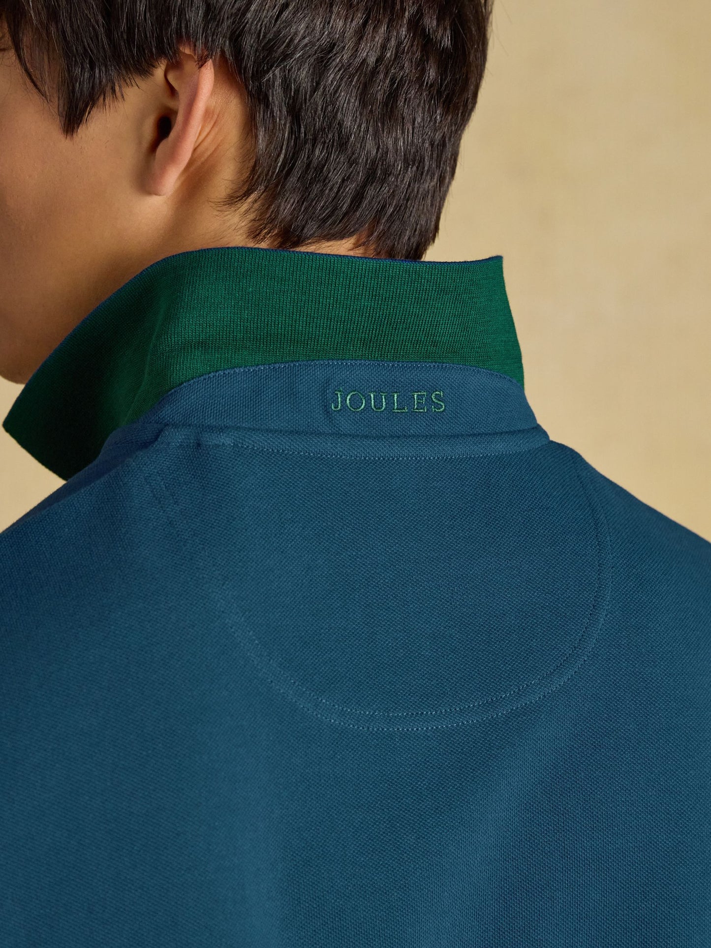 Joules Long Sleeve Cotton Pique Polo Shirt