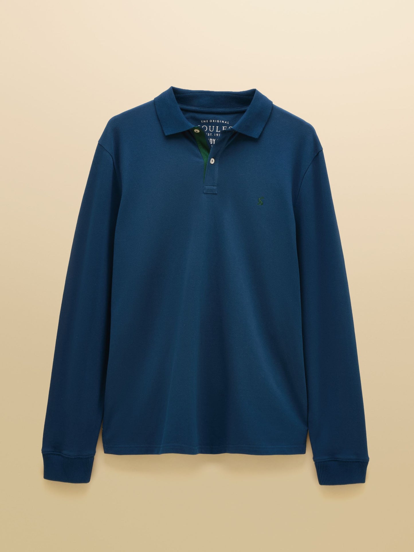 Joules Long Sleeve Cotton Pique Polo Shirt