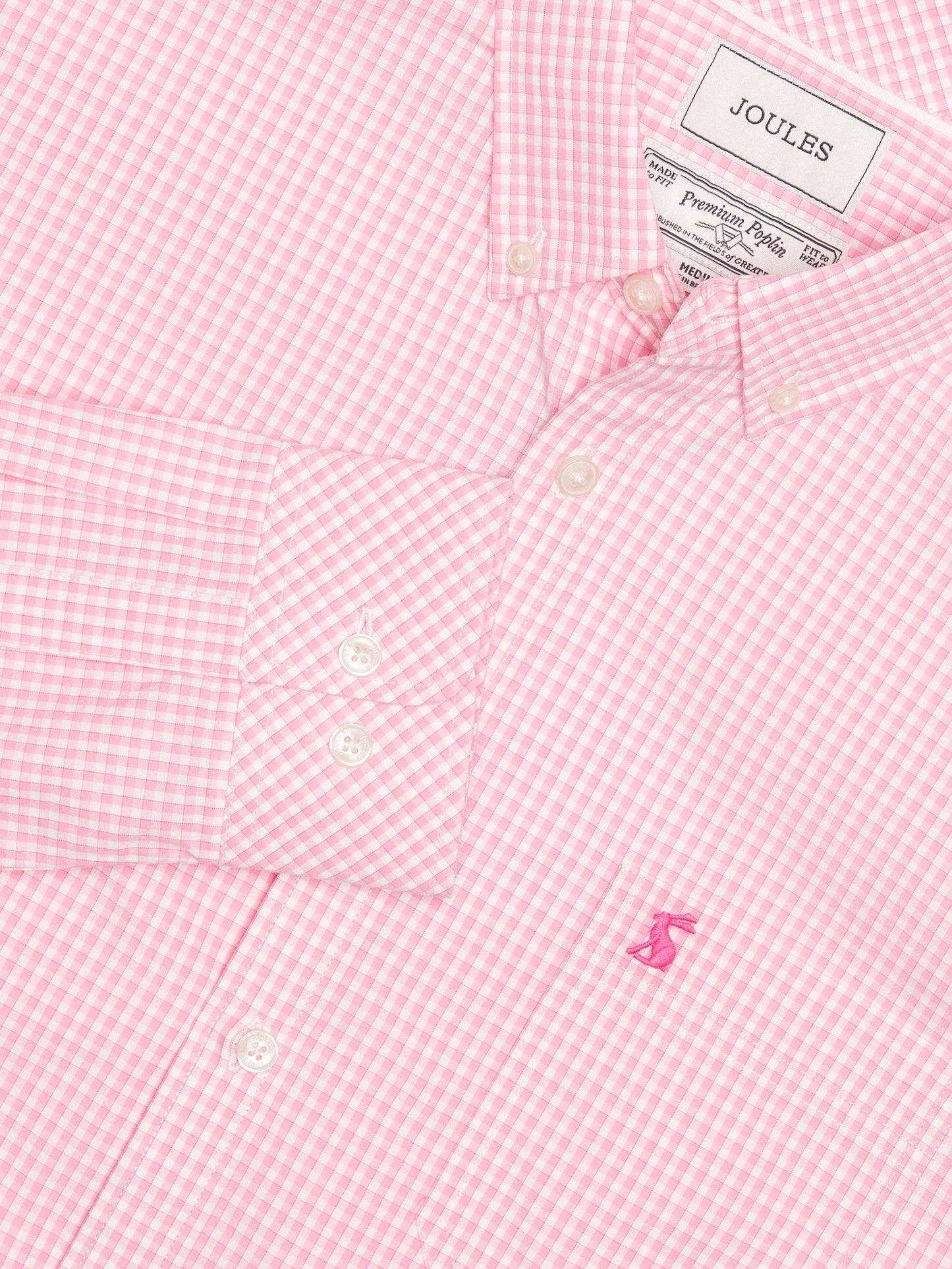Joules Poplin Gingham Check Classic Fit Shirt