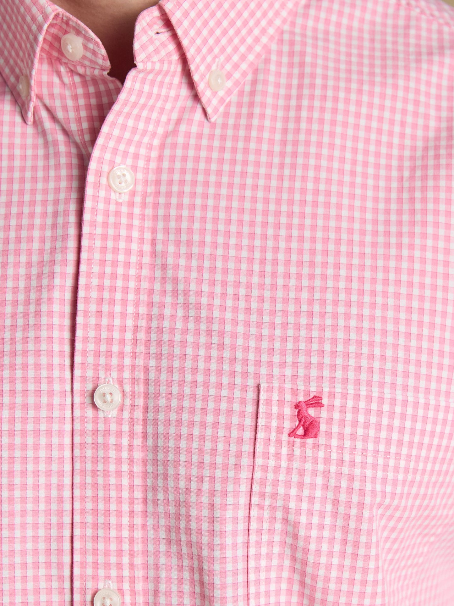 Joules Poplin Gingham Check Classic Fit Shirt