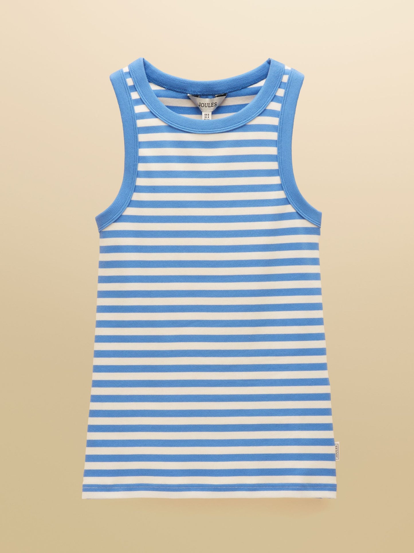 Joules Sofia Ribbed Cotton Rich Jersey Vest