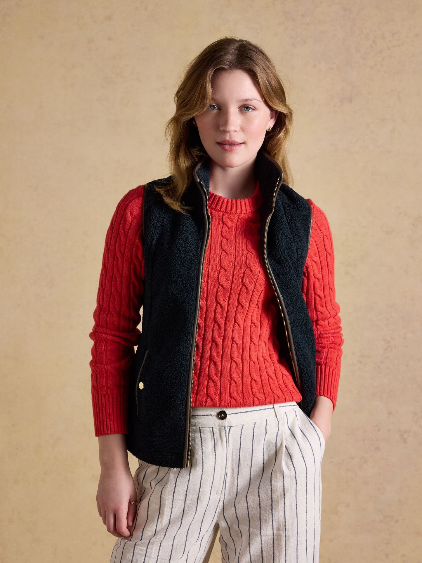 Joules Women's Borg Heritage Fleece Gilet