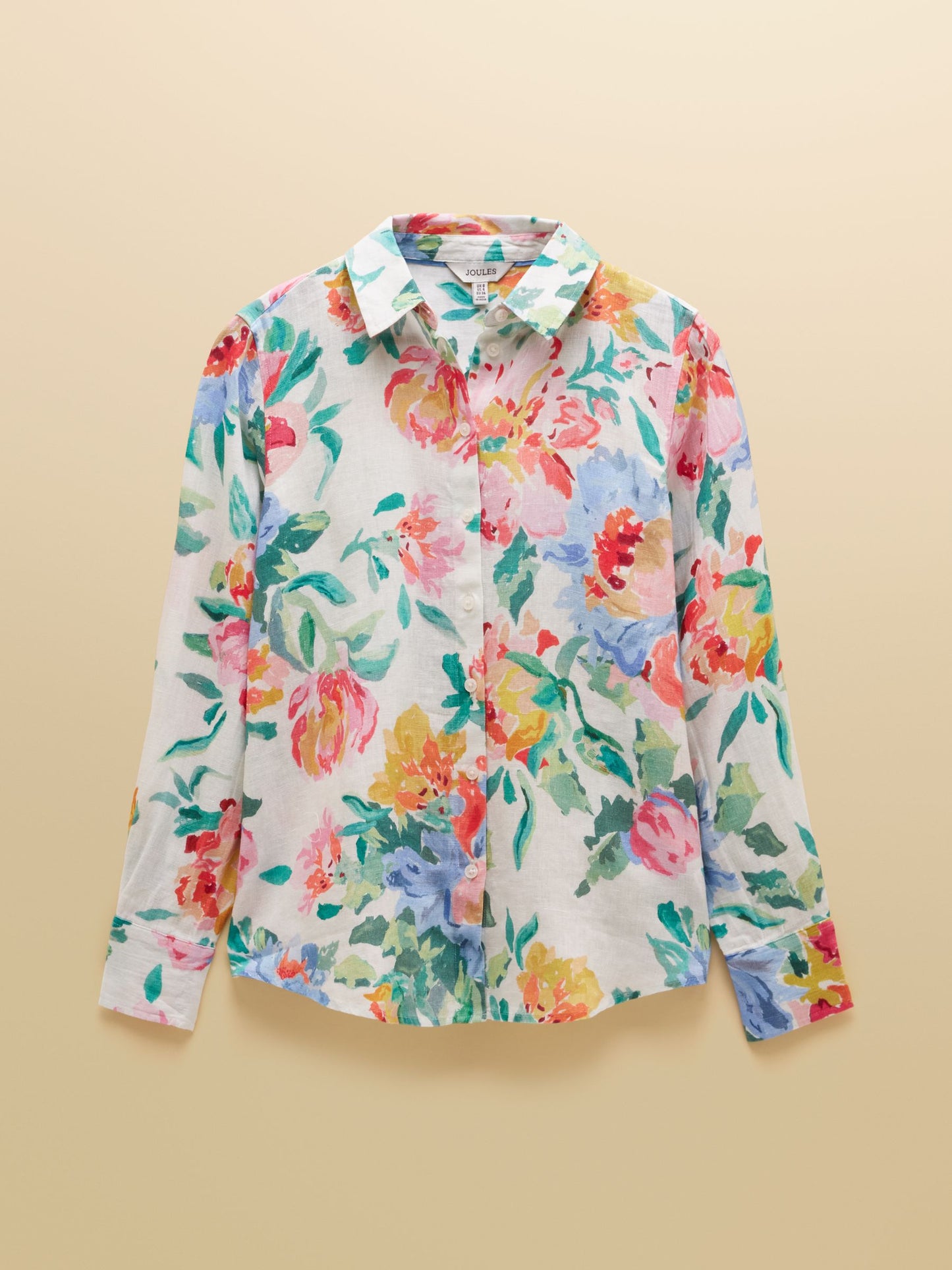 Joules Anna Long Sleeve 100% Linen Shirt