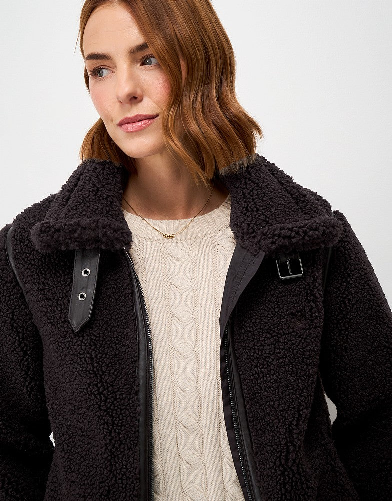Crew Clothing Womens Borg Aviator Jacket