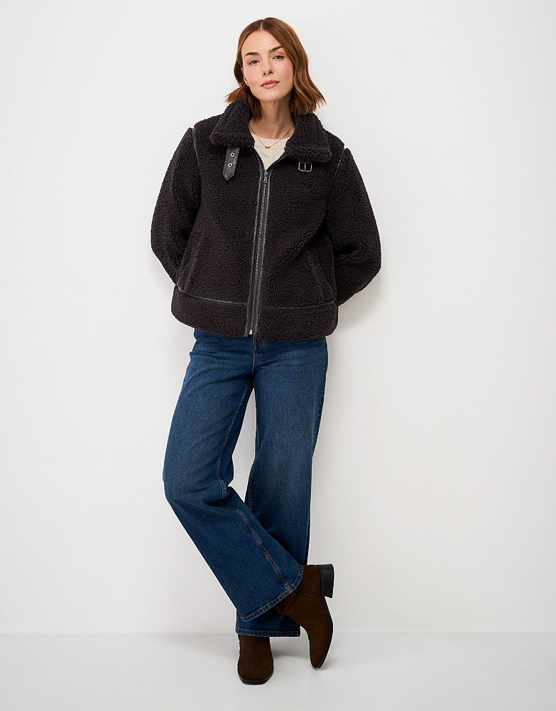 Crew Clothing Womens Borg Aviator Jacket