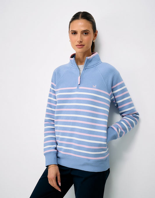 Crew Clothing Women's Half Zip Sweatshirt