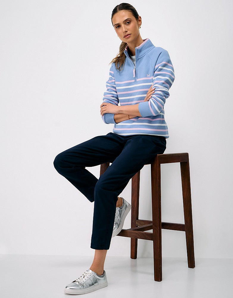 Crew Clothing Women's Half Zip Sweatshirt