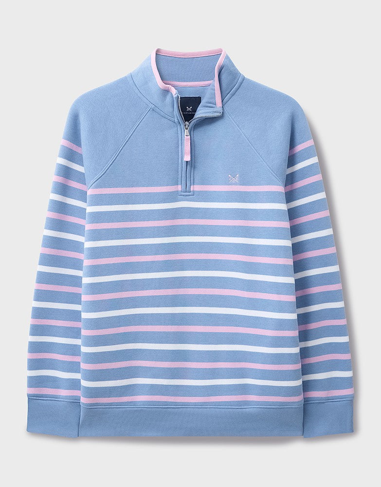 Crew Clothing Women's Half Zip Sweatshirt
