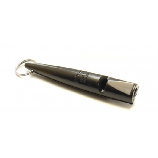 ACME Plastic 210 Precise Pitch Dog Whistle showing compact shape and lanyard attachment loop