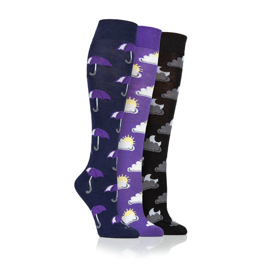 Dare To Wear Long Socks 3-Pack