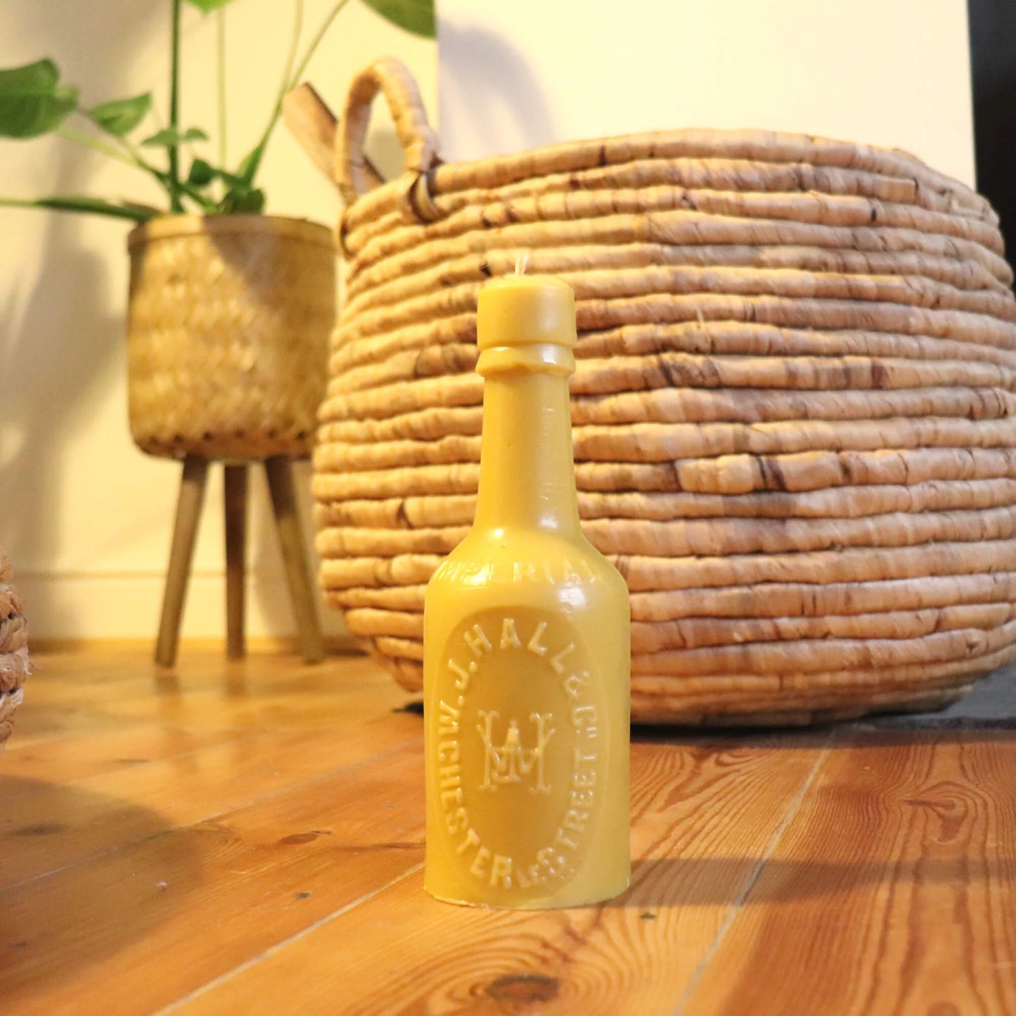 Askew Candles WJ Hall & Co Beeswax Candle