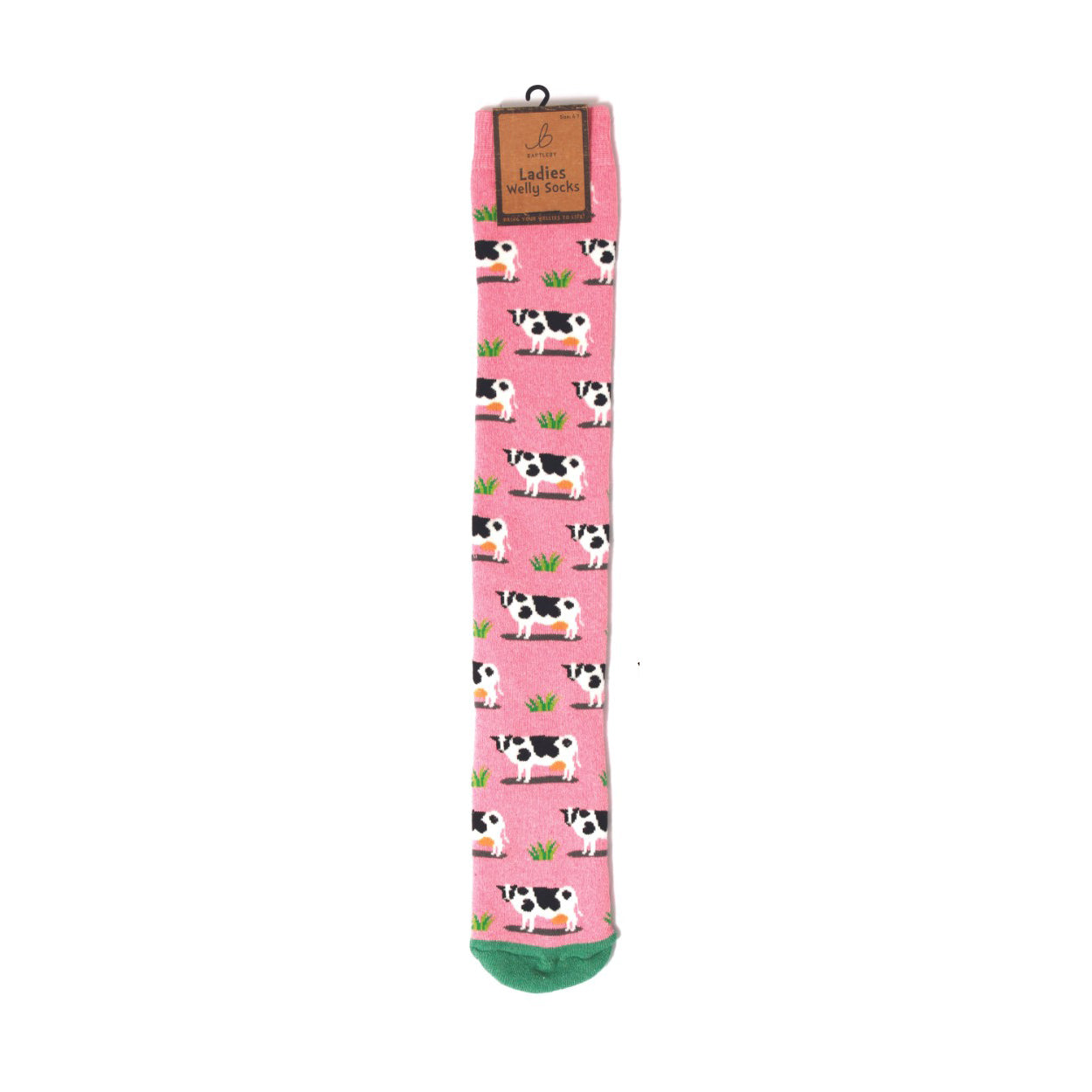 Bartleby Grazing Cows Welly Socks