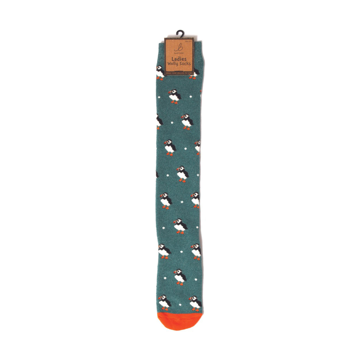 Bartleby Puffy Puffin Welly Socks