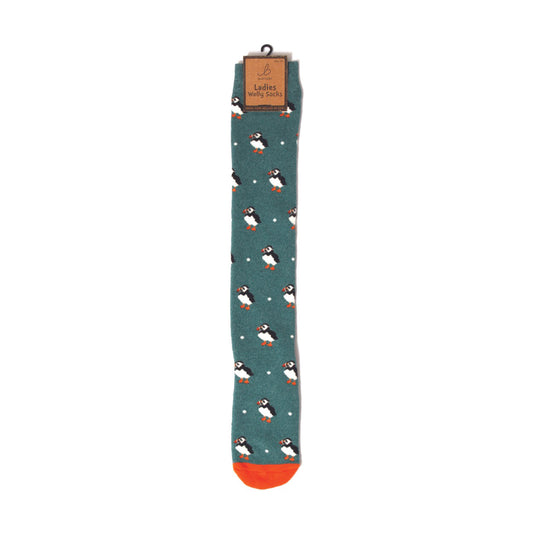 Bartleby Puffy Puffin Welly Socks