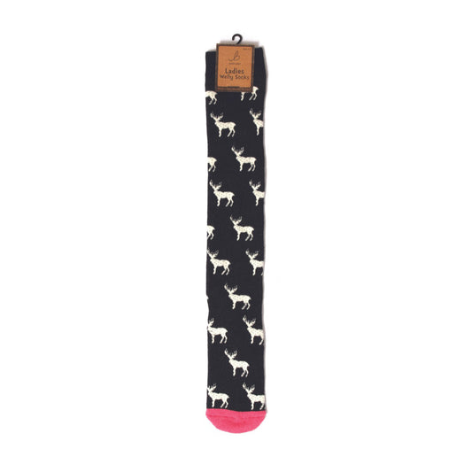 Bartleby Wild Stag Welly Socks