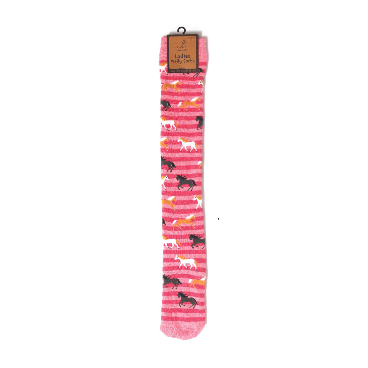Bartleby Galloping Horses Welly Socks