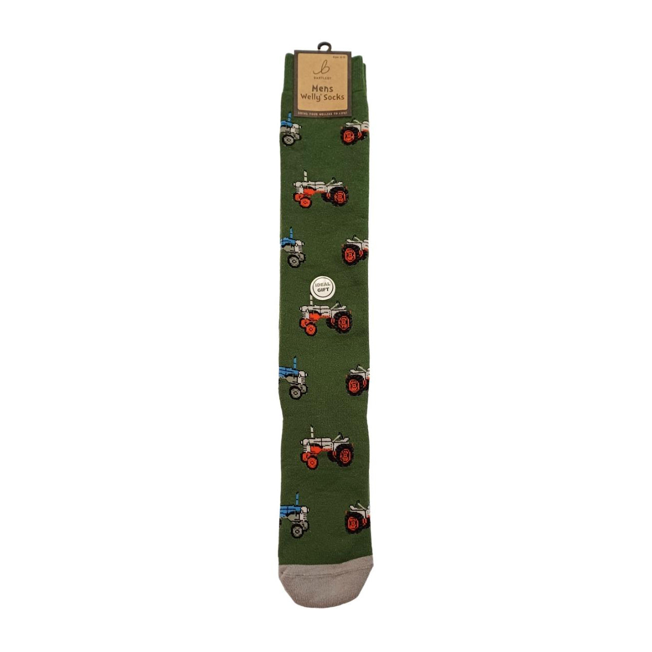 Bartleby Retro Tractor Welly Socks