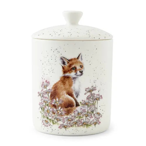 Wrendale Make My Daisy Fox Medium Lidded Storage Jar