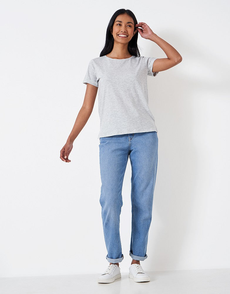 Crew Clothing Perfect Crew Neck Slub T-Shirt