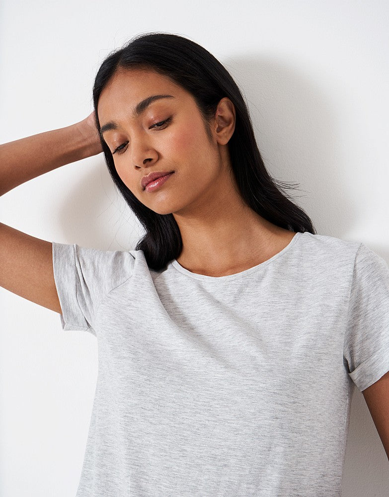 Crew Clothing Perfect Crew Neck Slub T-Shirt