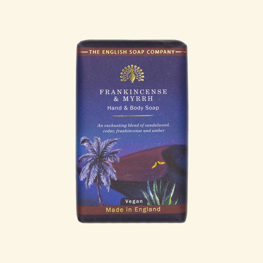 English Soap Company Wintertide Frankincense and Myrrh Soap