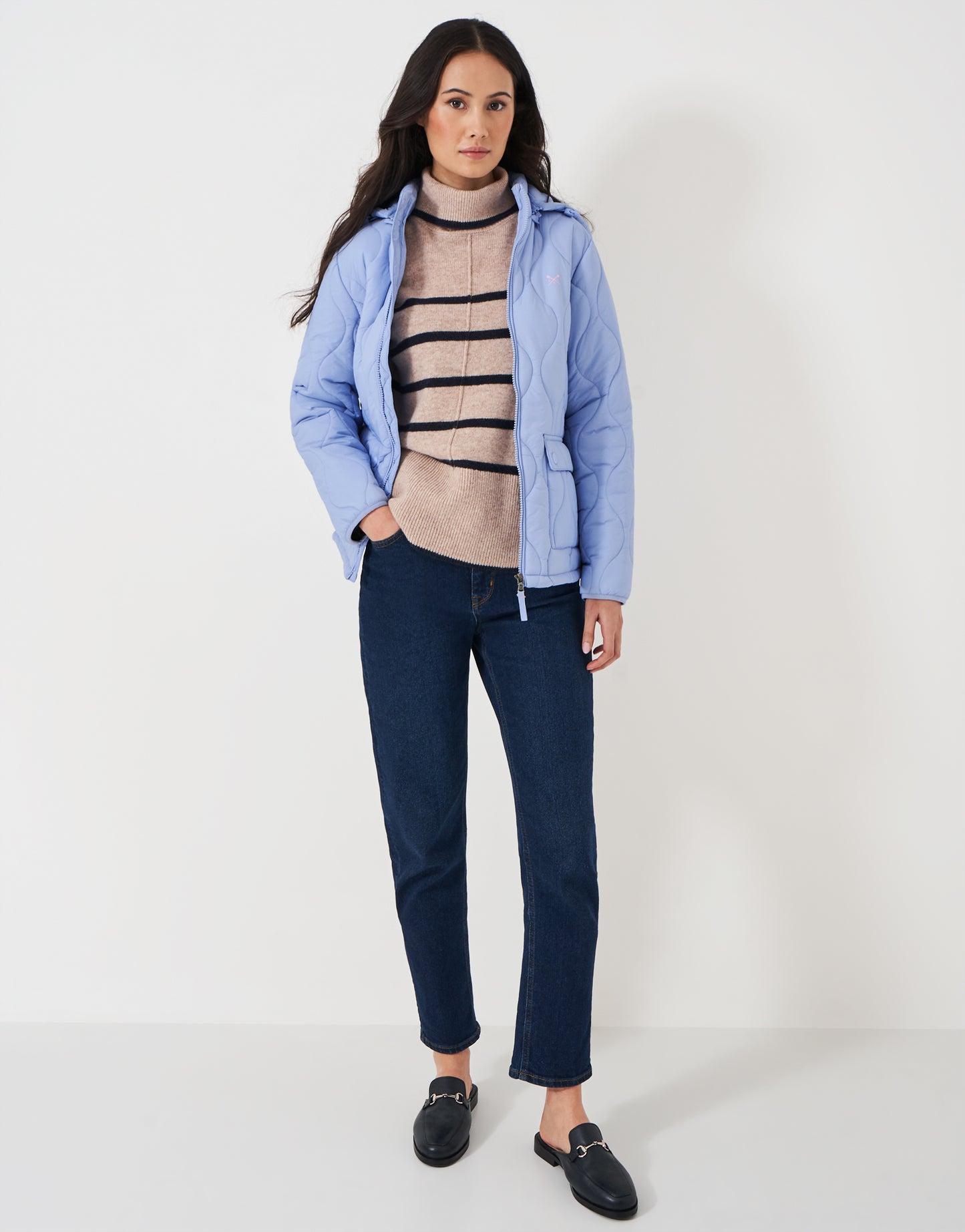 Crew Clothing Lightweight Nylon Onion Quilting Jacket